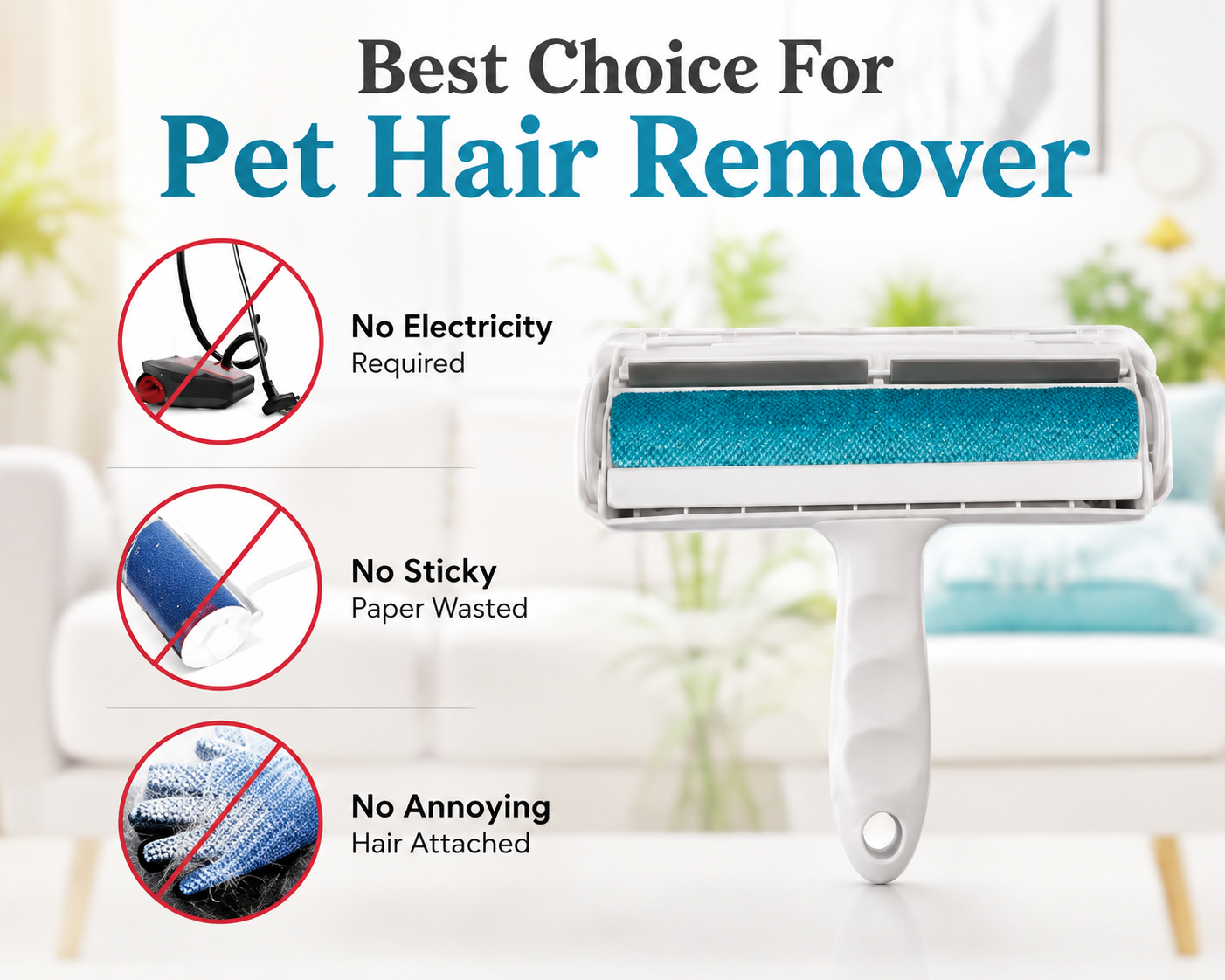 ClickBox Pet Hair Remover Roller